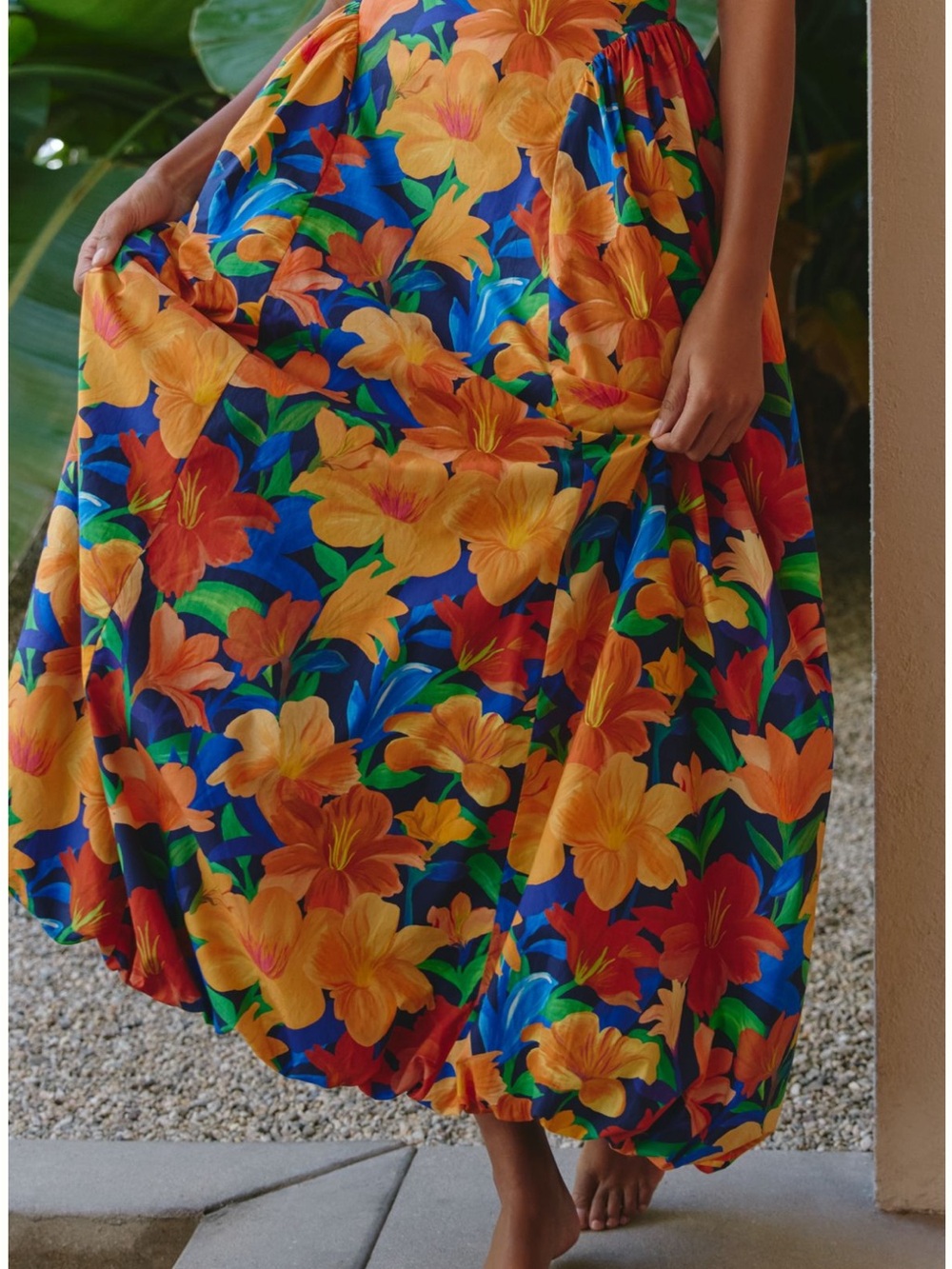 New FARM Rio x Anthropologie Nina Floral Maxi Dress - Picture 4 of 4